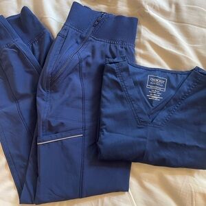 Cherokee Infinity Navy Scrub Set